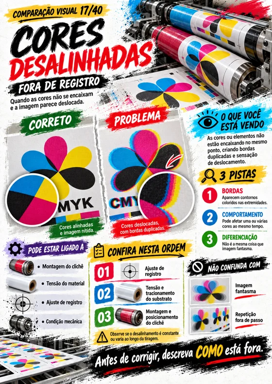 Página real: Cores desalinhadas (fora de registro)