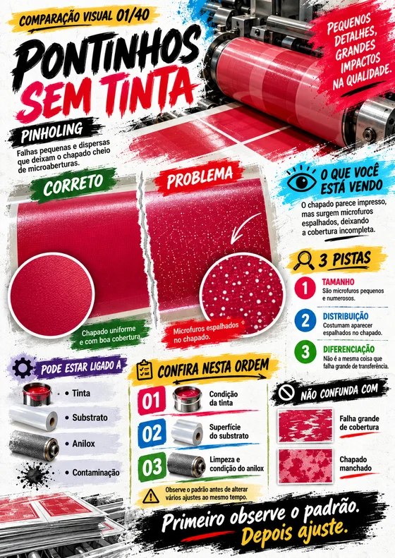 Página real: Pinholing (pontinhos sem tinta)